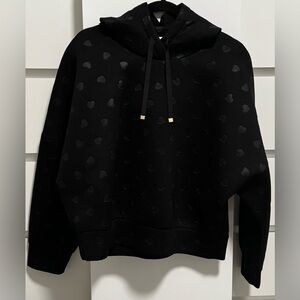 Kate Spade New York Embossed Hearts Hoodie
